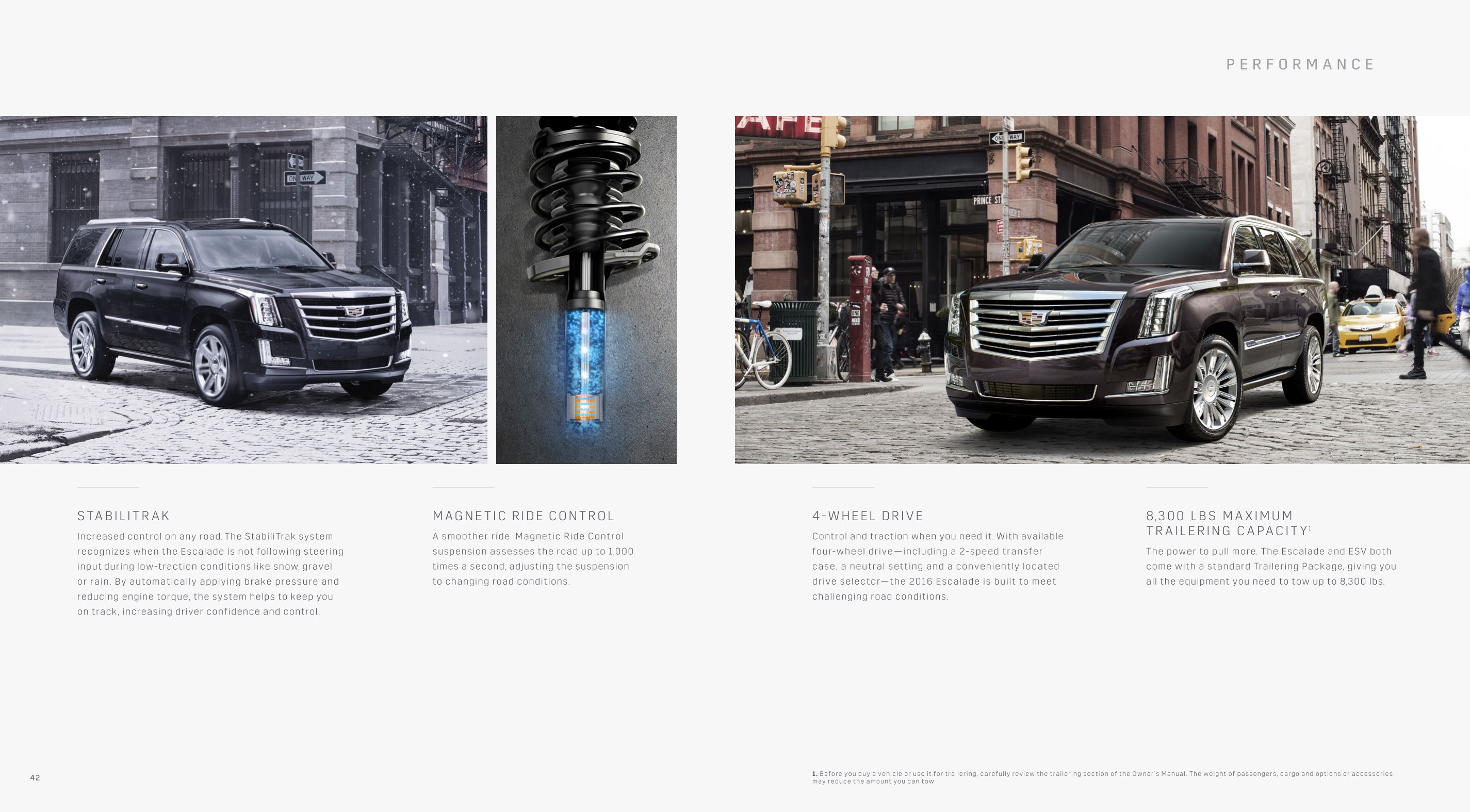 2016 Cadillac Escalade Brochure Page 19